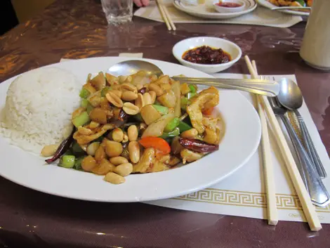 the Szechuan chicken with